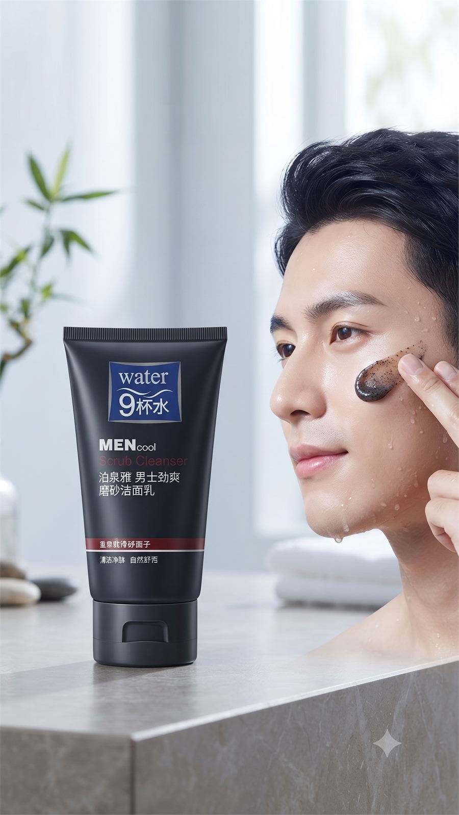 Crema limpiadora exfoliante